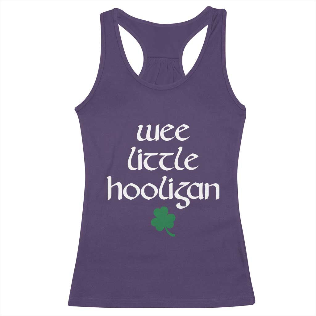 St Patricks Kids Wee Little Hooligan Racerback Tank Top