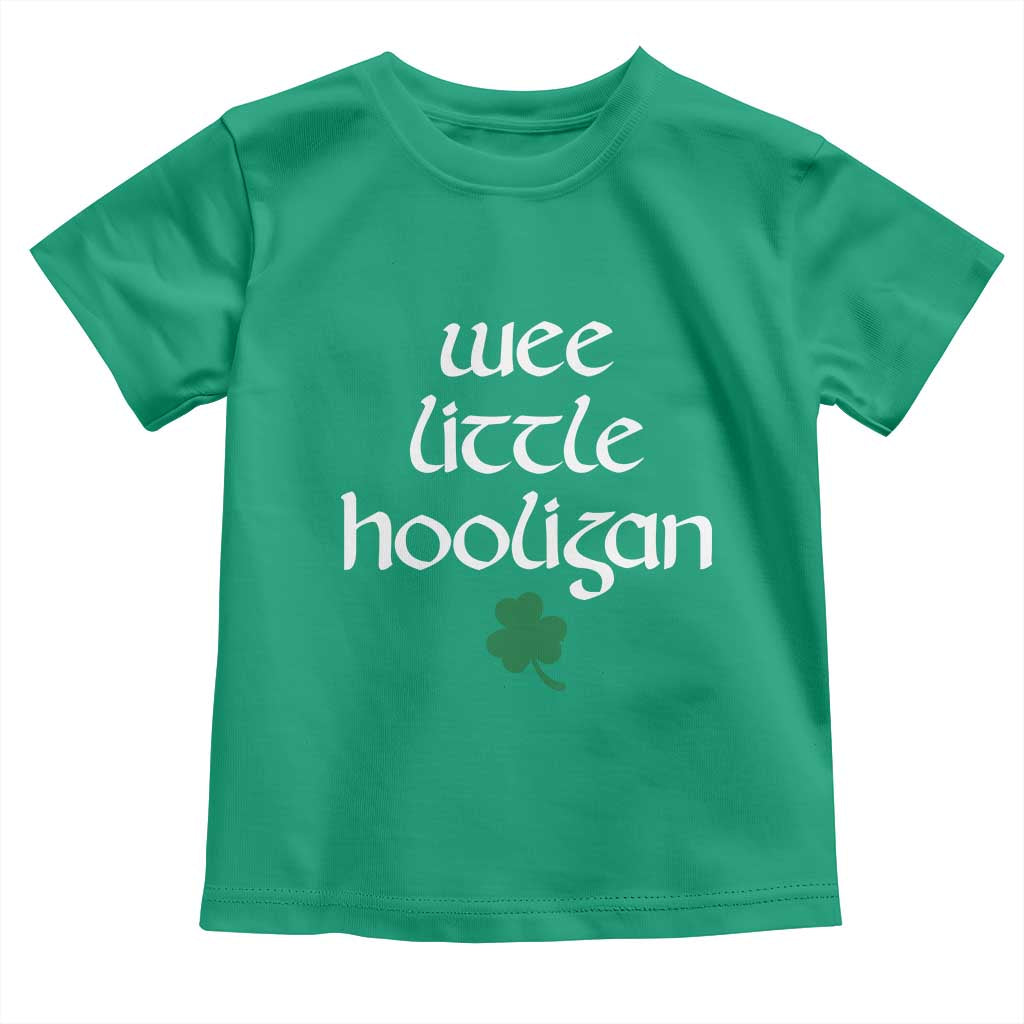 St Patricks Kids Wee Little Hooligan Toddler T Shirt