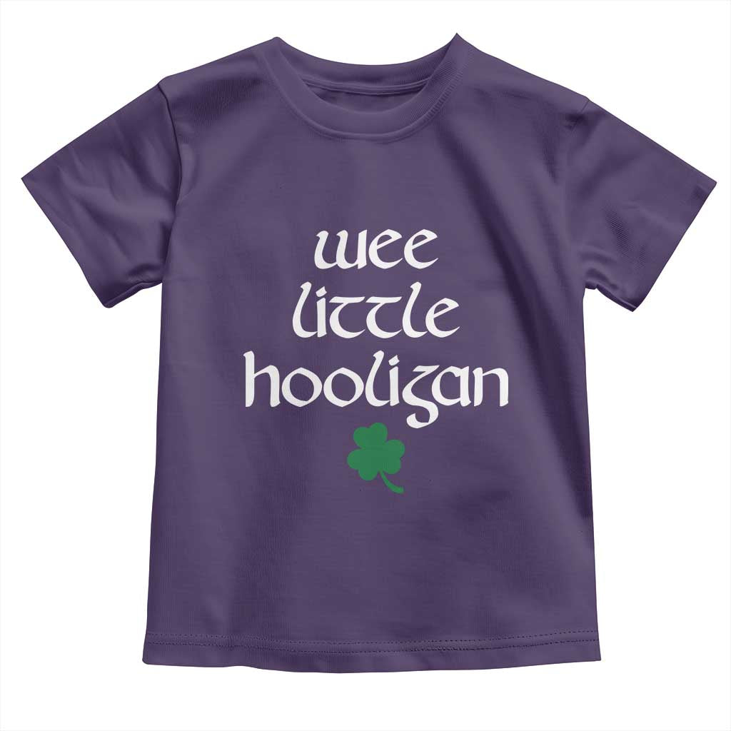 St Patricks Kids Wee Little Hooligan Toddler T Shirt