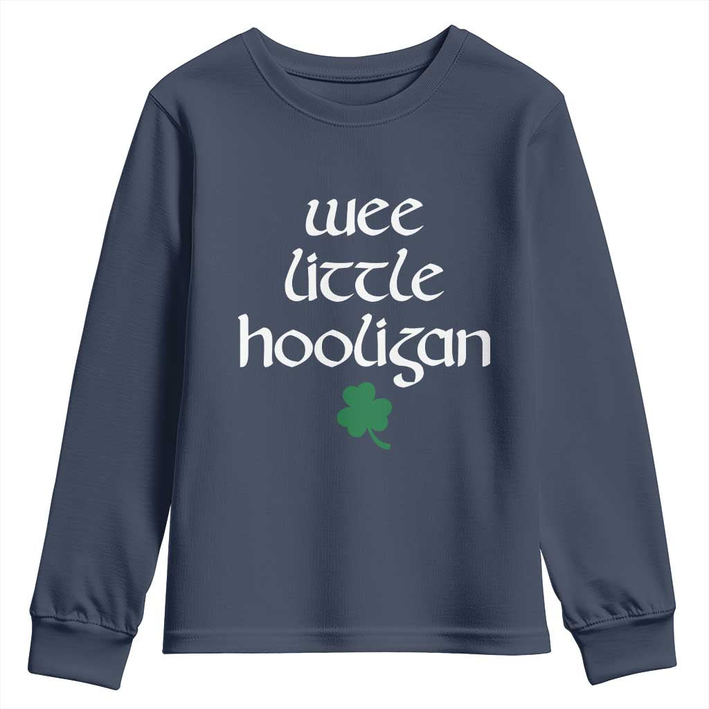 St Patricks Kids Wee Little Hooligan Youth Sweatshirt