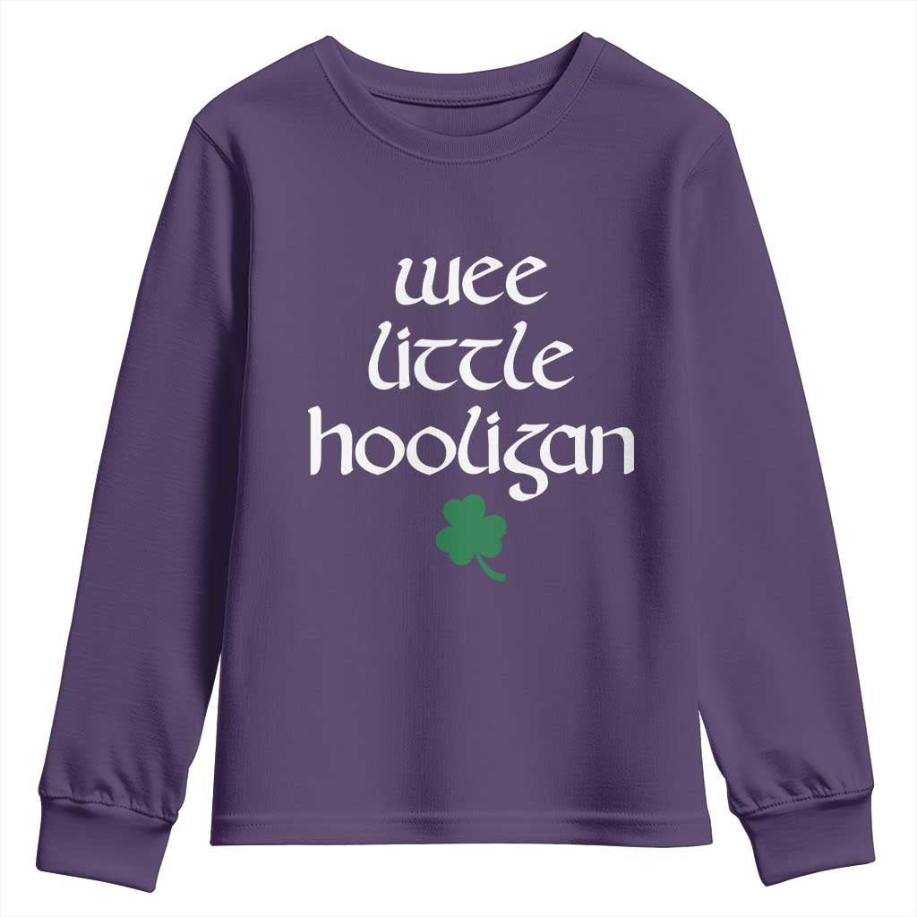 St Patricks Kids Wee Little Hooligan Youth Sweatshirt