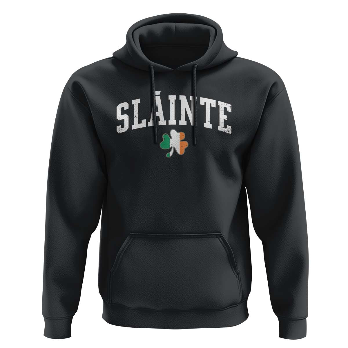 St Patricks Day Hoodie Retro Slainte Shamrock Lucky Irish Day Gift