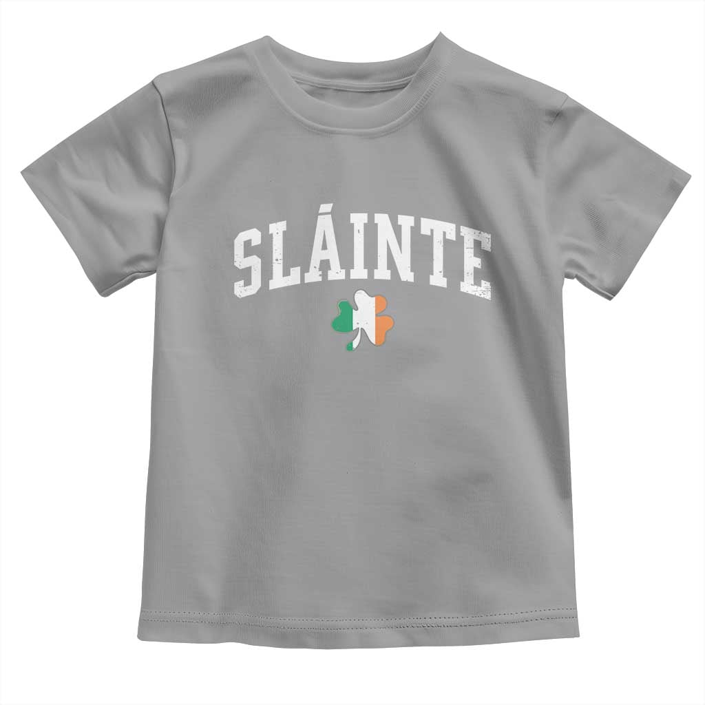 St Patricks Day Toddler T Shirt Retro Slainte Shamrock Lucky Irish Day Gift