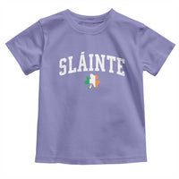 St Patricks Day Toddler T Shirt Retro Slainte Shamrock Lucky Irish Day Gift