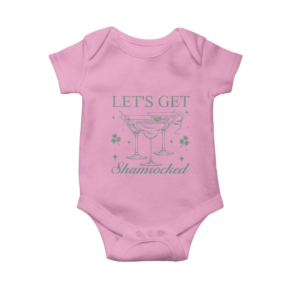 Lets Get Shamrocked St Patricks Day Baby Onesie