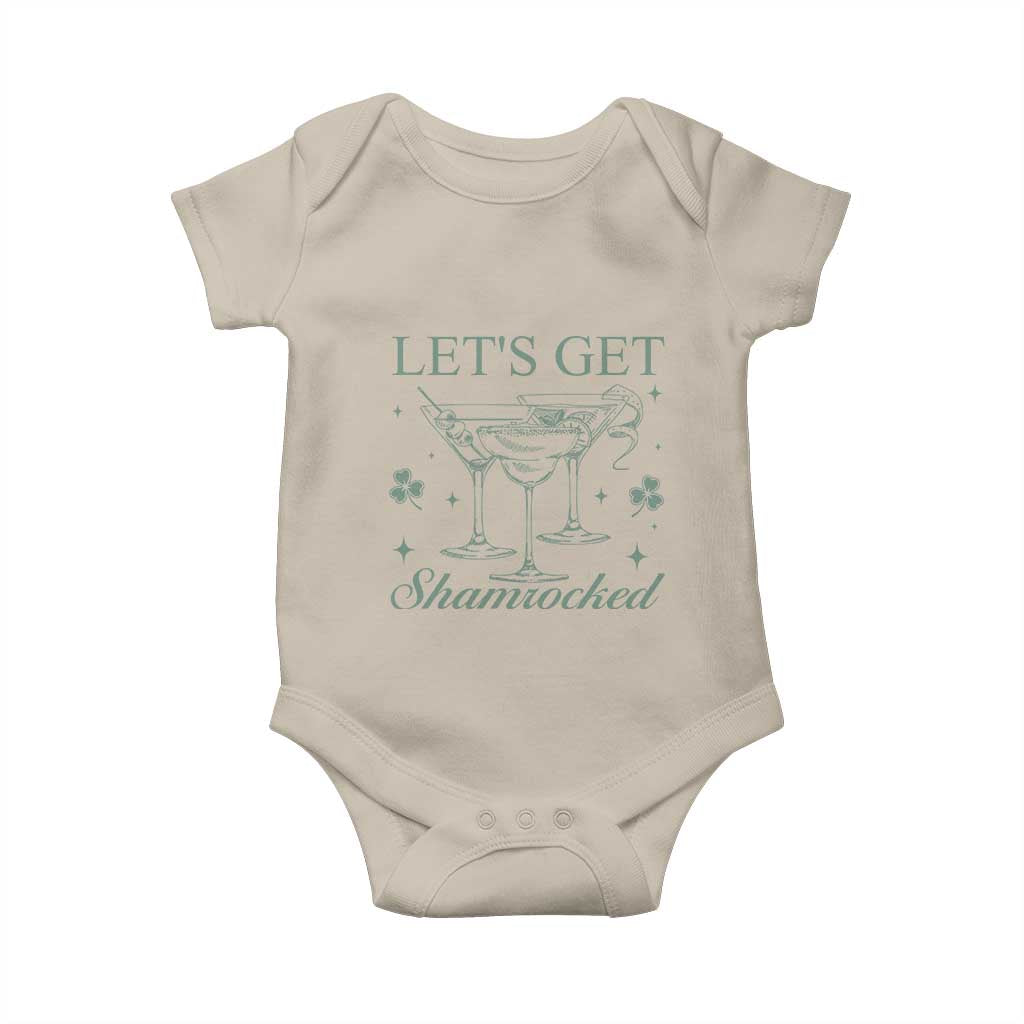 Lets Get Shamrocked St Patricks Day Baby Onesie