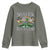 Vintage Christian Youth Sweatshirt Retro No Luck Just God Funny St Patricks Day