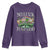 Vintage Christian Youth Sweatshirt Retro No Luck Just God Funny St Patricks Day