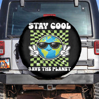 Groovy Earth Day Save The Planet Spare Tire Cover