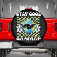 Groovy Earth Day Save The Planet Spare Tire Cover