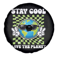 Groovy Earth Day Save The Planet Spare Tire Cover