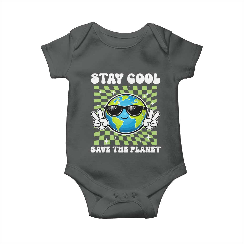Groovy Earth Day Save The Planet Baby Onesie
