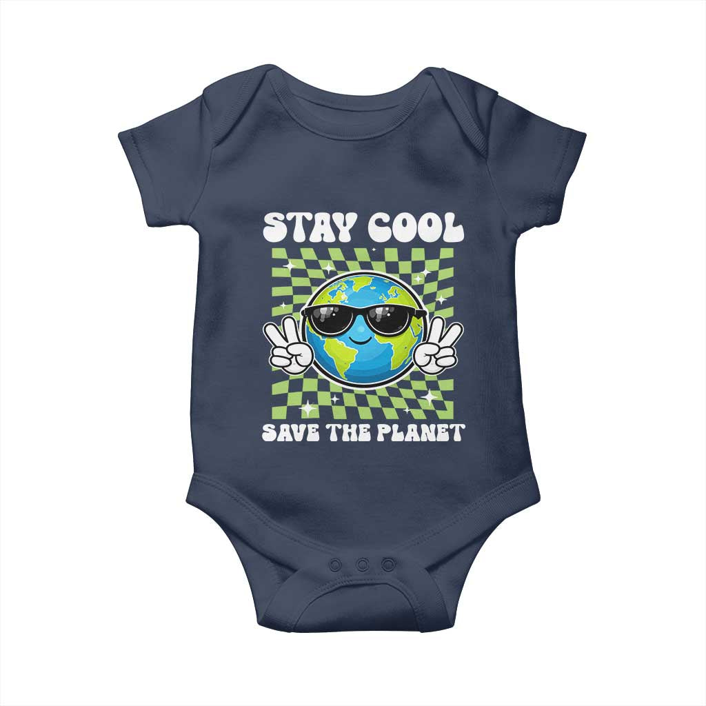 Groovy Earth Day Save The Planet Baby Onesie