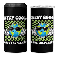 Groovy Earth Day Save The Planet 4 in 1 Can Cooler Tumbler