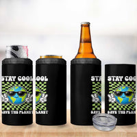 Groovy Earth Day Save The Planet 4 in 1 Can Cooler Tumbler