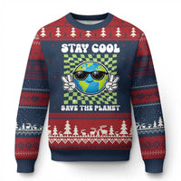 Groovy Earth Day Save The Planet Ugly Christmas Sweater