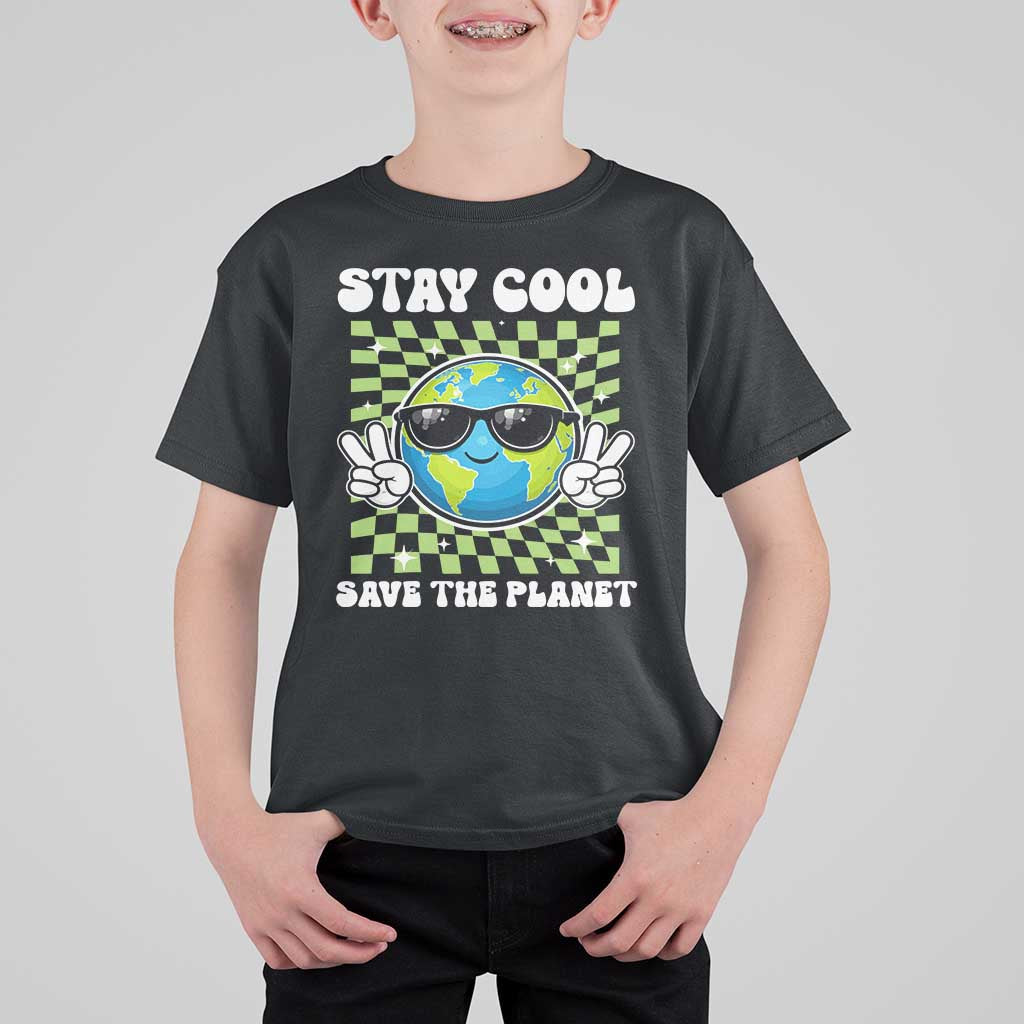 Groovy Earth Day Save The Planet T Shirt For Kid