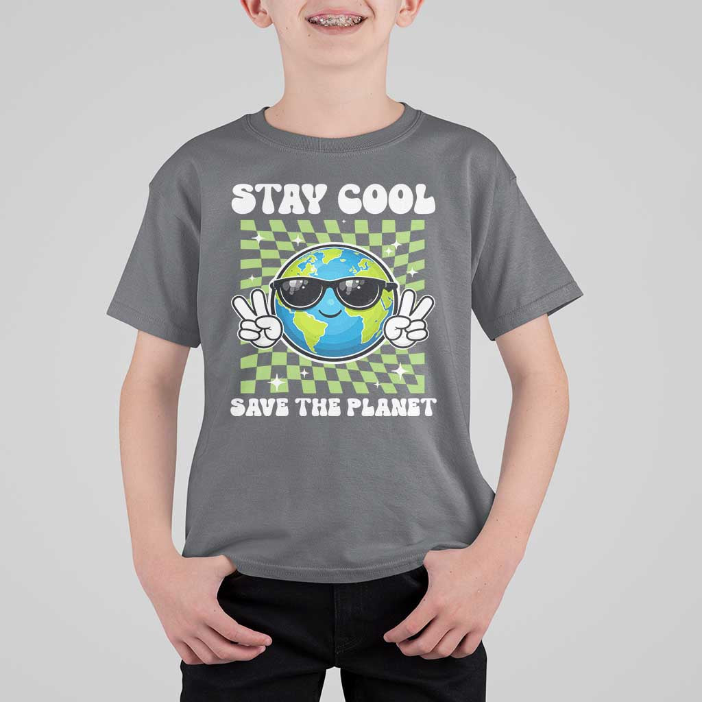 Groovy Earth Day Save The Planet T Shirt For Kid