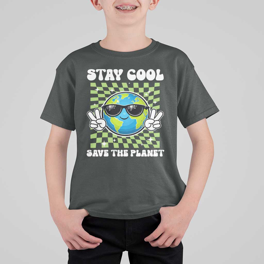 Groovy Earth Day Save The Planet T Shirt For Kid