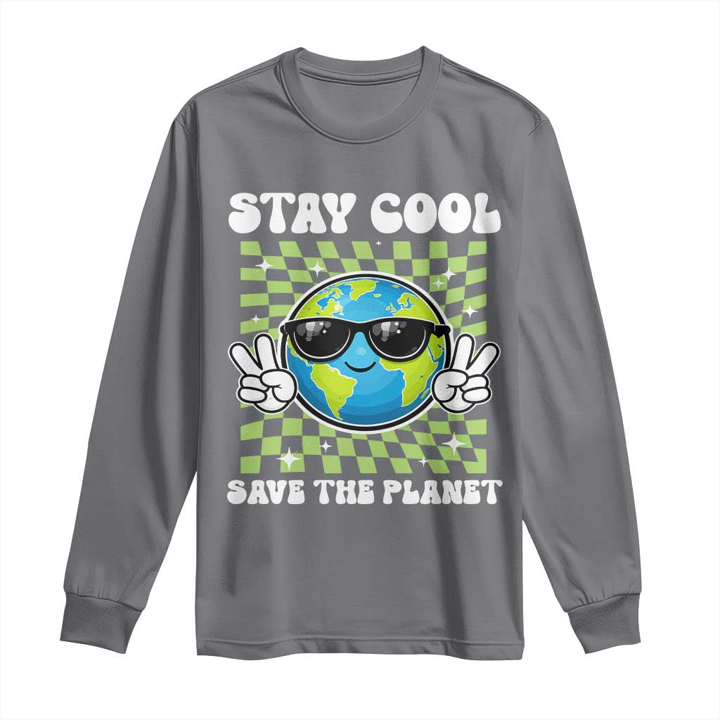 Groovy Earth Day Save The Planet Long Sleeve Shirt