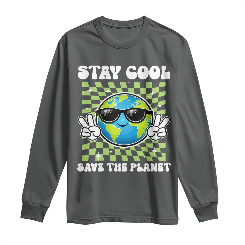 Groovy Earth Day Save The Planet Long Sleeve Shirt