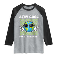Groovy Earth Day Save The Planet Raglan Shirt