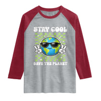 Groovy Earth Day Save The Planet Raglan Shirt