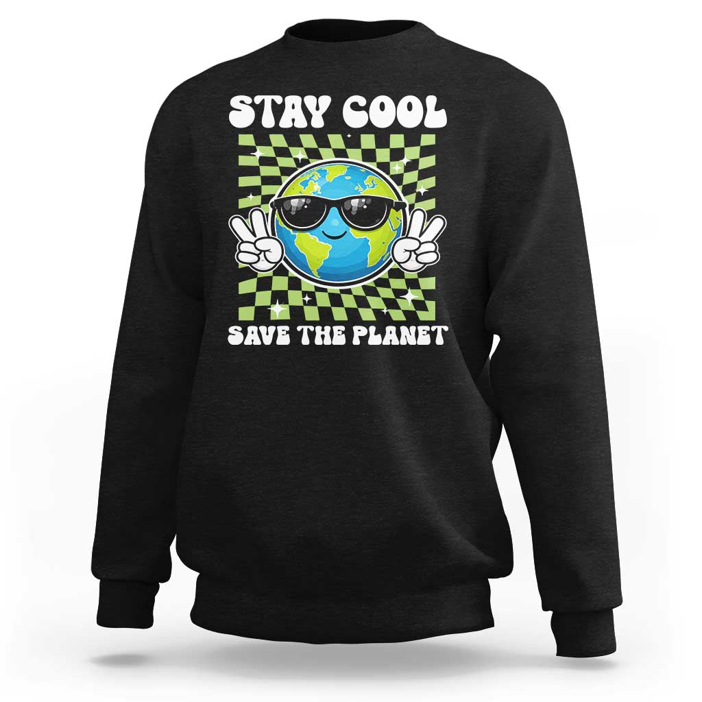 Groovy Earth Day Save The Planet Sweatshirt