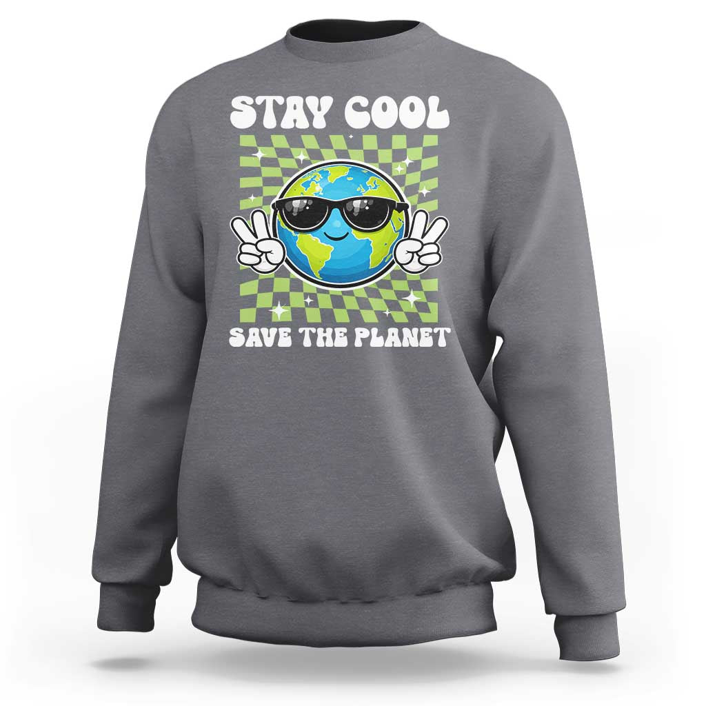 Groovy Earth Day Save The Planet Sweatshirt