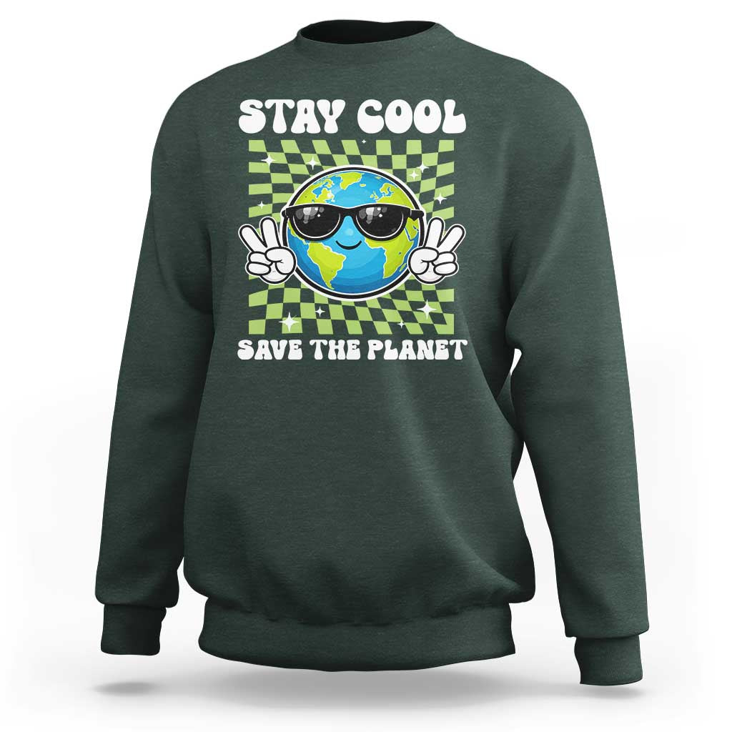 Groovy Earth Day Save The Planet Sweatshirt