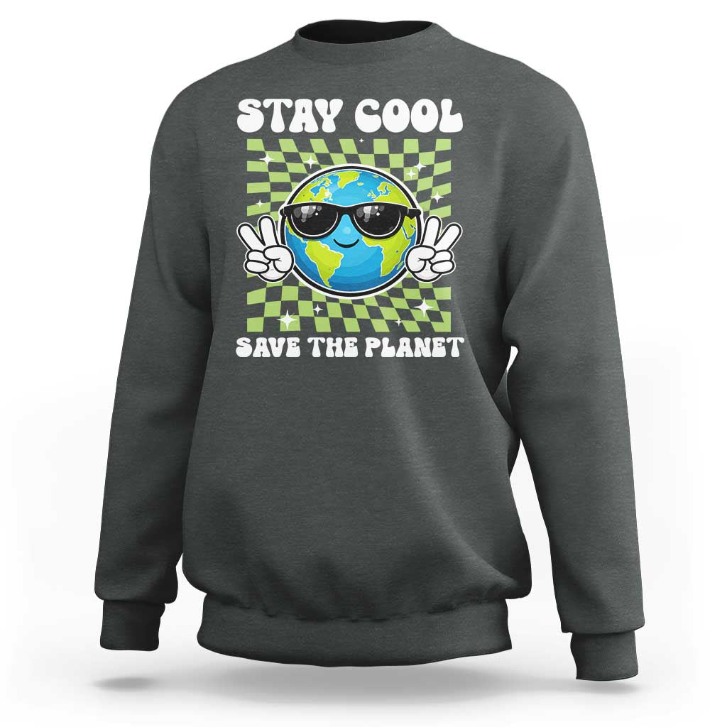 Groovy Earth Day Save The Planet Sweatshirt