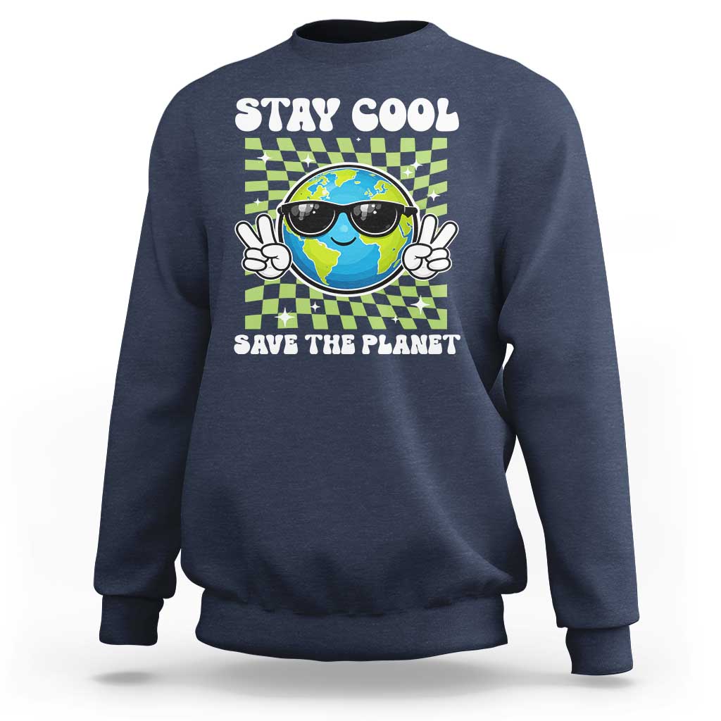 Groovy Earth Day Save The Planet Sweatshirt