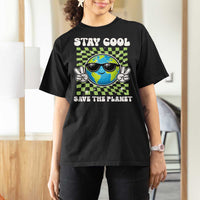 Groovy Earth Day Save The Planet T Shirt For Women