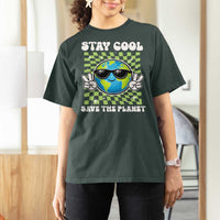 Groovy Earth Day Save The Planet T Shirt For Women