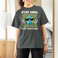 Groovy Earth Day Save The Planet T Shirt For Women