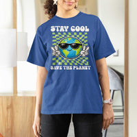 Groovy Earth Day Save The Planet T Shirt For Women