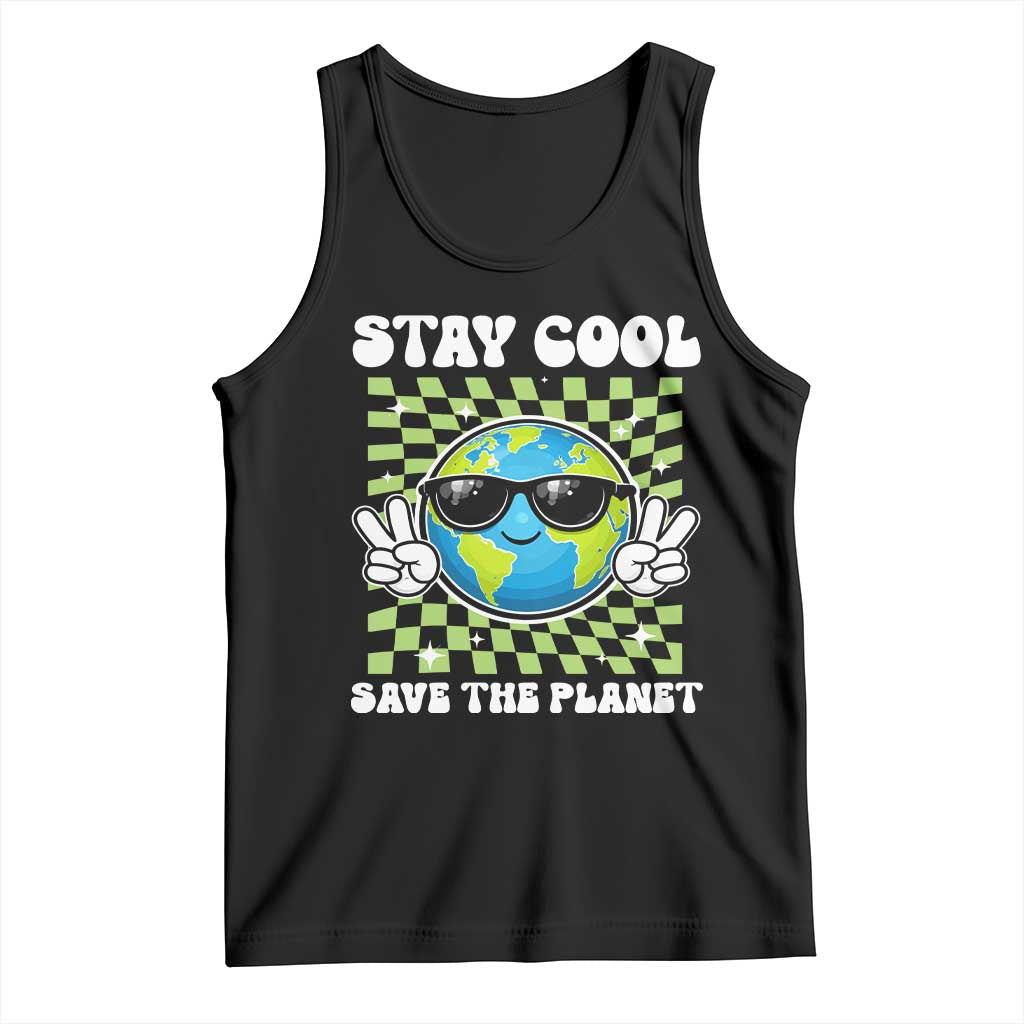 Groovy Earth Day Save The Planet Tank Top
