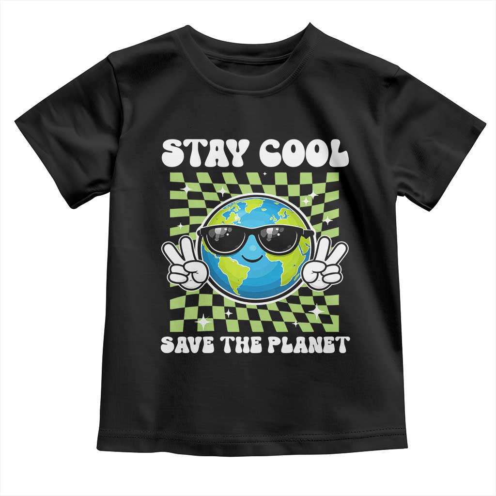 Groovy Earth Day Save The Planet Toddler T Shirt