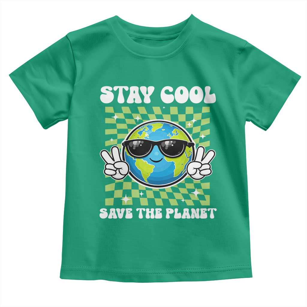 Groovy Earth Day Save The Planet Toddler T Shirt