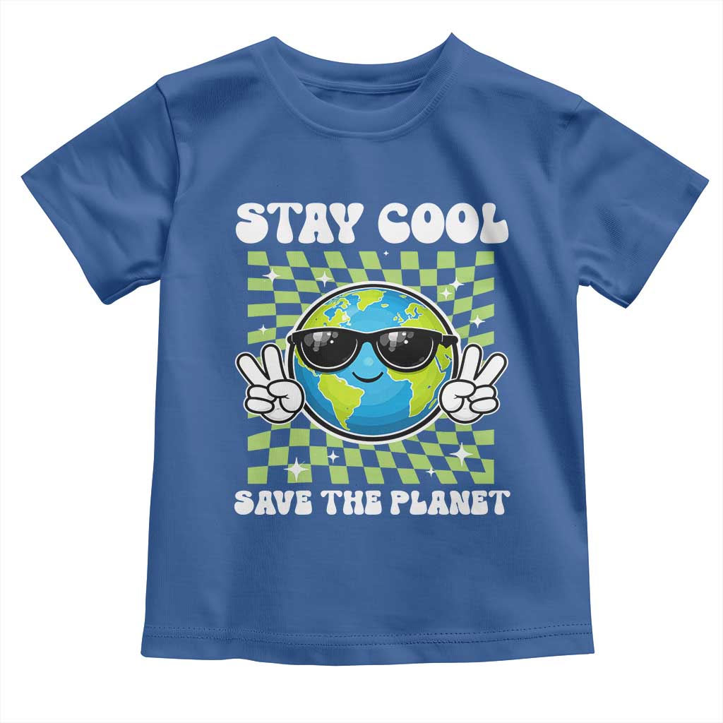 Groovy Earth Day Save The Planet Toddler T Shirt