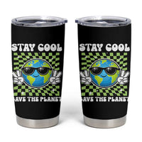 Groovy Earth Day Save The Planet Tumbler Cup