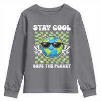 Groovy Earth Day Save The Planet Youth Sweatshirt