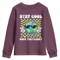 Groovy Earth Day Save The Planet Youth Sweatshirt