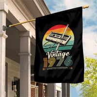 Vintage 1976 Garden Flag 50th Birthday Turning 50 Year Old Gifts