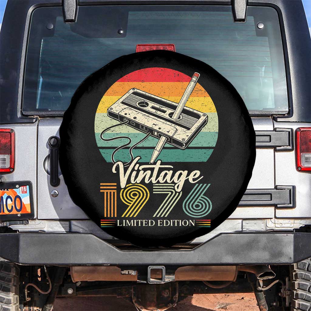 Vintage 1976 Spare Tire Cover 50th Birthday Turning 50 Year Old Gifts