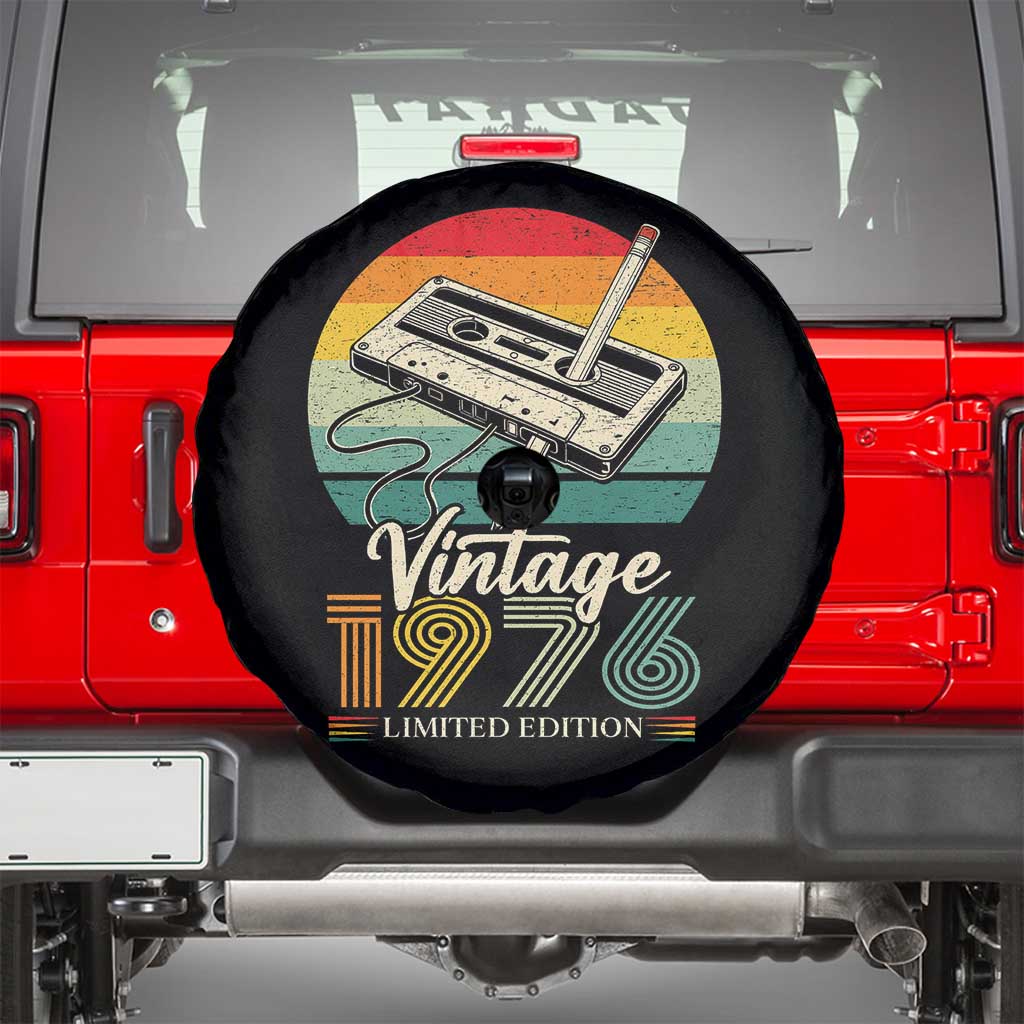 Vintage 1976 Spare Tire Cover 50th Birthday Turning 50 Year Old Gifts