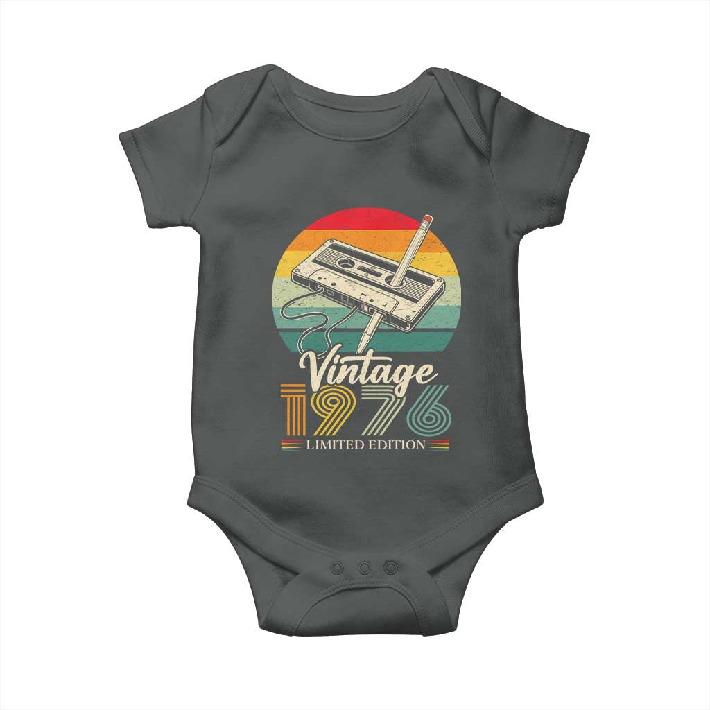 Vintage 1976 Baby Onesie 50th Birthday Turning 50 Year Old Gifts