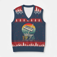 Vintage 1976 V-Neck Knit Sweater Vest 50th Birthday Turning 50 Year Old Gifts
