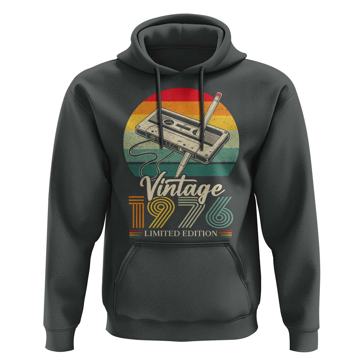 Vintage 1976 Hoodie 50th Birthday Turning 50 Year Old Gifts