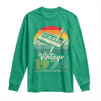 Vintage 1976 Long Sleeve Shirt 50th Birthday Turning 50 Year Old Gifts